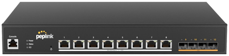 Peplink PLS-8-10G-720W, 8 Port 10G Switch with 720W