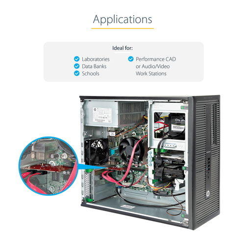 StarTech.com SATA PCIe Card - 2 Port PCIe SATA Expansion Card - 6Gbps - Full/Low Profile - PCI Express to SATA Adapter/Controller - ASM1062R SATA RAID - PCIe to SATA Converter