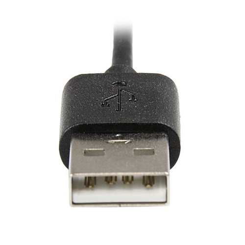 StarTech.com 2 m (6 ft.) USB to Lightning Cable - Right Angle iPhone / iPad / iPod Charger Cable - 90 Degree Lightning to USB Cable - Apple MFi Certified - Black