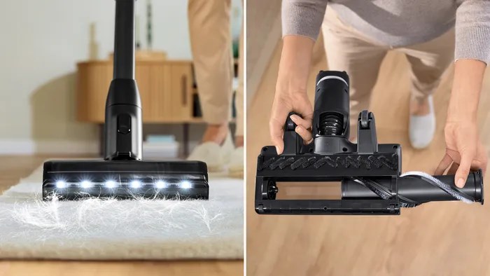 Bosch BCS1041WAC stick vacuum/electric broom Battery Dry HEPA Bagless 0.4 L 23.5 W Black, White 4 Ah