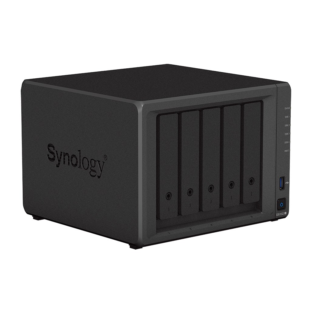 SYNOLOGY DISKSTATION DS1522+ NAS/STORAGE SERVER TOWER ETHERNET LAN BLACK R1600