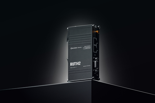 Teltonika Industrial router RUT142 WiFi 4, RS232, 2x RJ45 100Mb/s, IP30