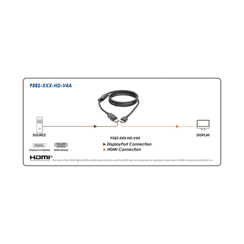 P582-003-HD-V4A - Cables & Adaptors by Eaton