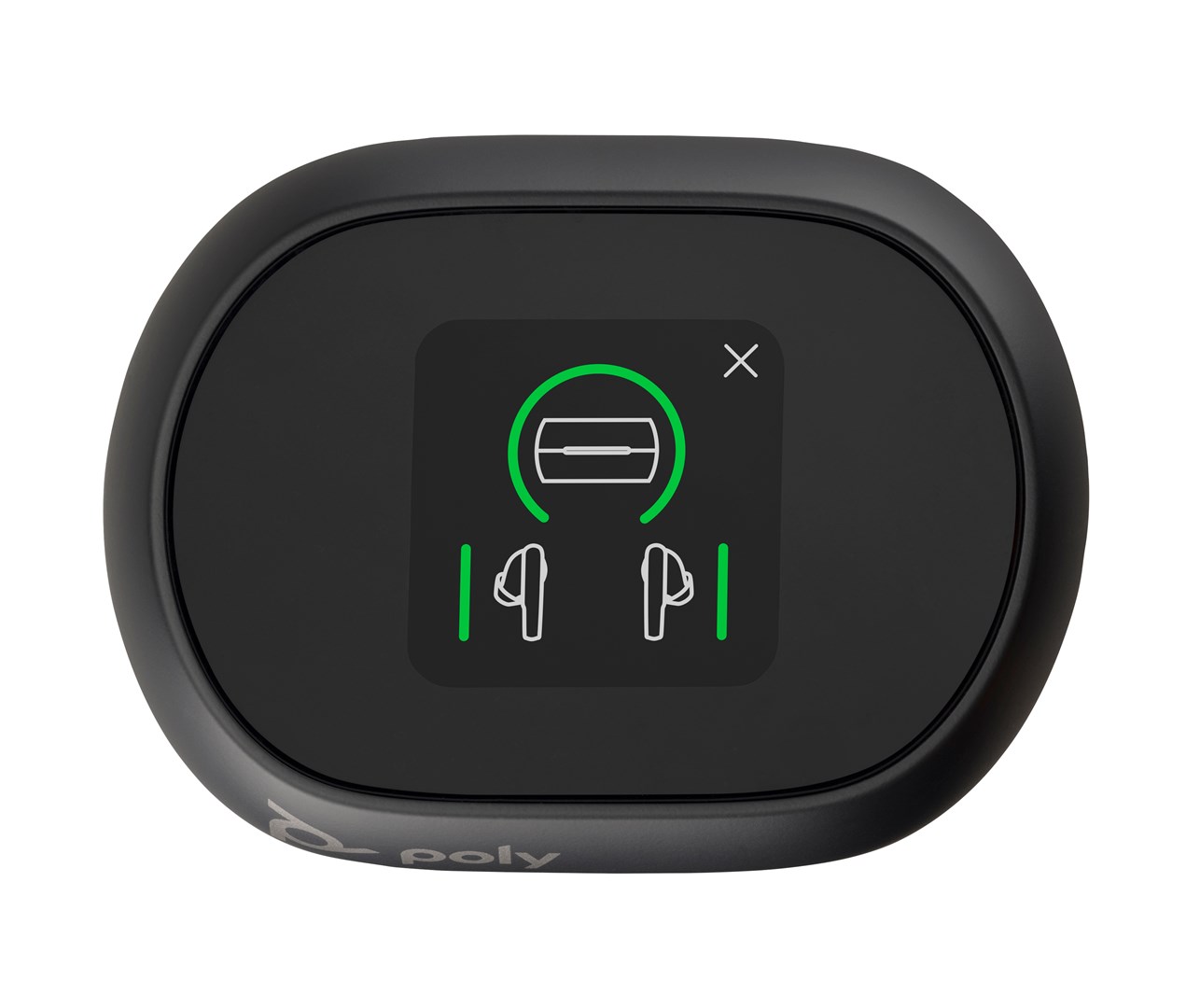 Poly Voyager Free 60+ UC M Carbon Black Earbuds +BT700 USB-C Adapter +Touchscreen Charge Case