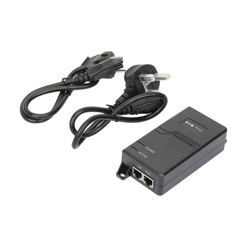 Tripp Lite NPOE-30W-1G-INT Gigabit PoE+ Midspan Active Injector - IEEE 802.3at/802.3af, 30W, 1 Port, International Power Cords