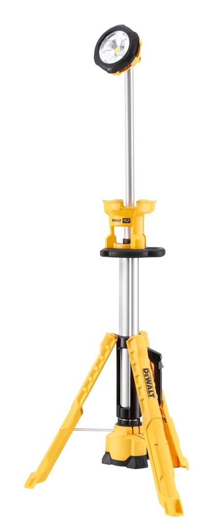 18 V flashlight on tripod without battery and charge