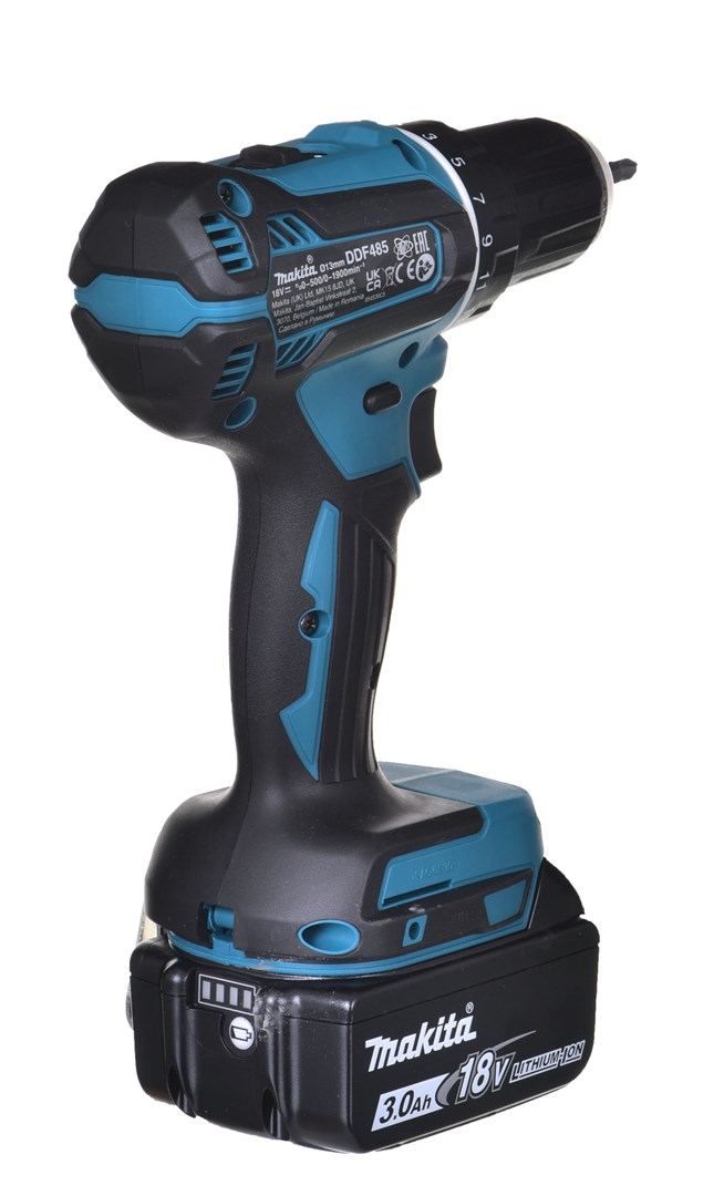 MAKITA DDF485RF3J Cordless Drill 3x 18V 3Ah