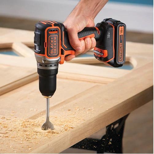 Black & Decker BL186N 1650 RPM Keyless Black  Orange