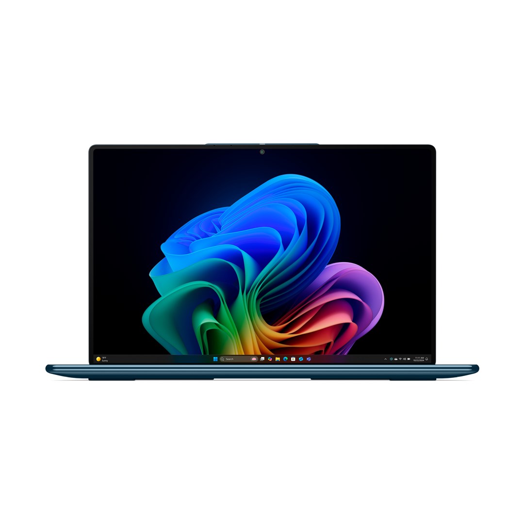 Lenovo Yoga Slim 9 14ILL10 Intel Core Ultra 7 258V Laptop 35.6 cm (14") Touchscreen WQUXGA 32 GB LPDDR5x-SDRAM 1 TB SSD Wi-Fi 7 (802.11be) Windows 11 Home Teal