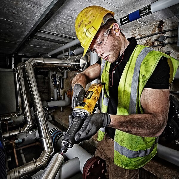 DeWALT DWE4884-QS die/straight grinder Straight die grinder 25000 RPM Yellow 450 W