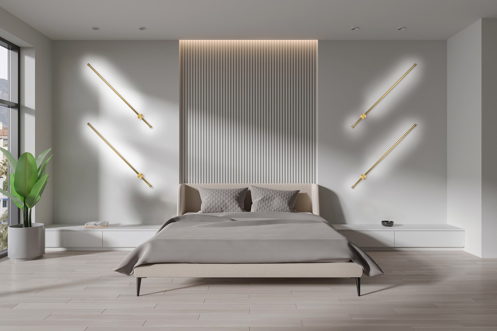 Activejet LED wall lamp AJE-HILTON Patina WW