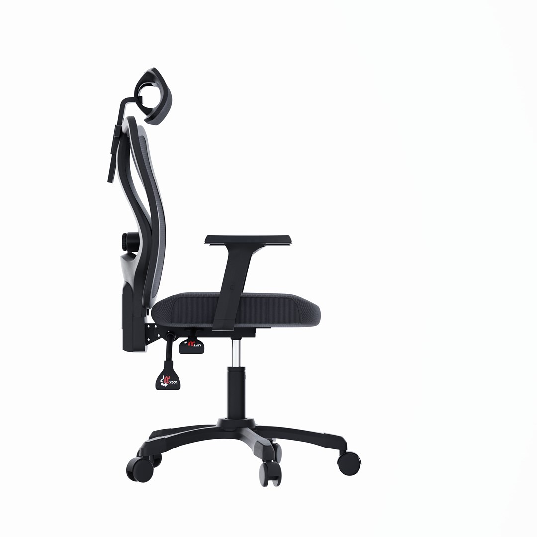 Activejet T5 ergonomic office chair black