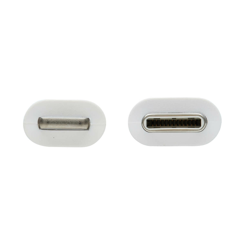 Tripp Lite M102AB-01M-WH Safe-IT USB-C to Lightning Sync/Charge Antibacterial Cable (M/M), MFi Certified, White, 1 m (3.3 ft.)