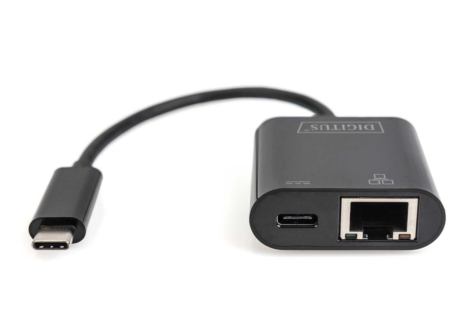 Digitus USB Type-C™ Gigabit Ethernet adapter with Power Delivery support
