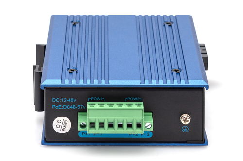 Digitus 10/100/1000Base-TX (PoE) to 1000Base-FX Industrial Media Converter