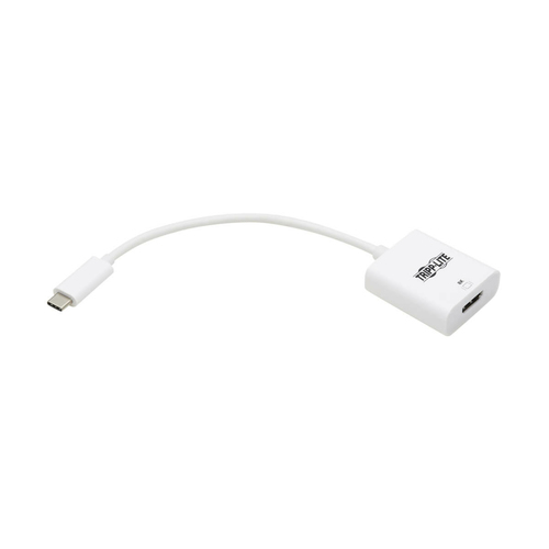 Tripp Lite U444-06N-HD8KW USB-C to HDMI Adapter (M/F) - 8K, HDR, 4:4:4, HDCP 2.3, White