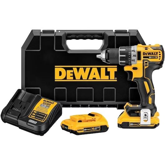 DeWALT DCD791D2-QW drill Keyless Black Yellow 1.5 kg