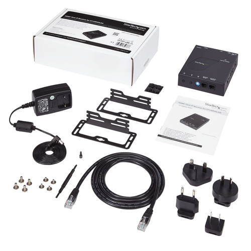 StarTech.com HDMI Video Over IP Gigabit LAN Ethernet Receiver for ST12MHDLAN - 1080p