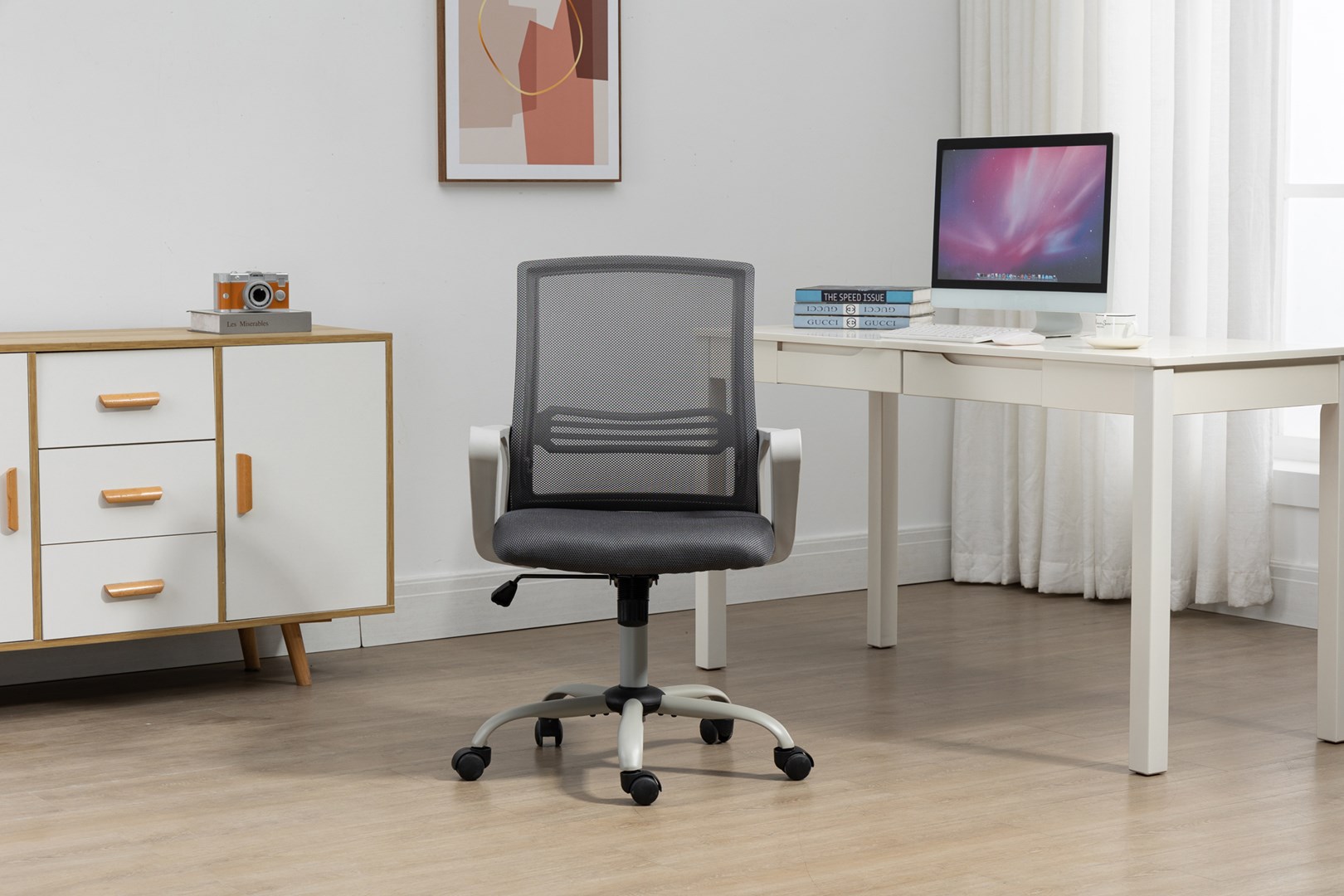 Office armchair ACTIVEJET YK01 grey