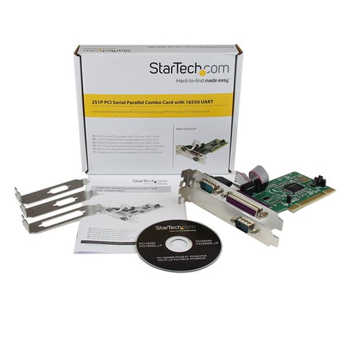 StarTech.com 2S1P PCI Serial Parallel Combo Card with 16550 UART