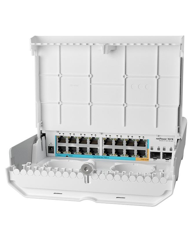 Mikrotik netPower 15FR Fast Ethernet (10/100) Power over Ethernet (PoE) White