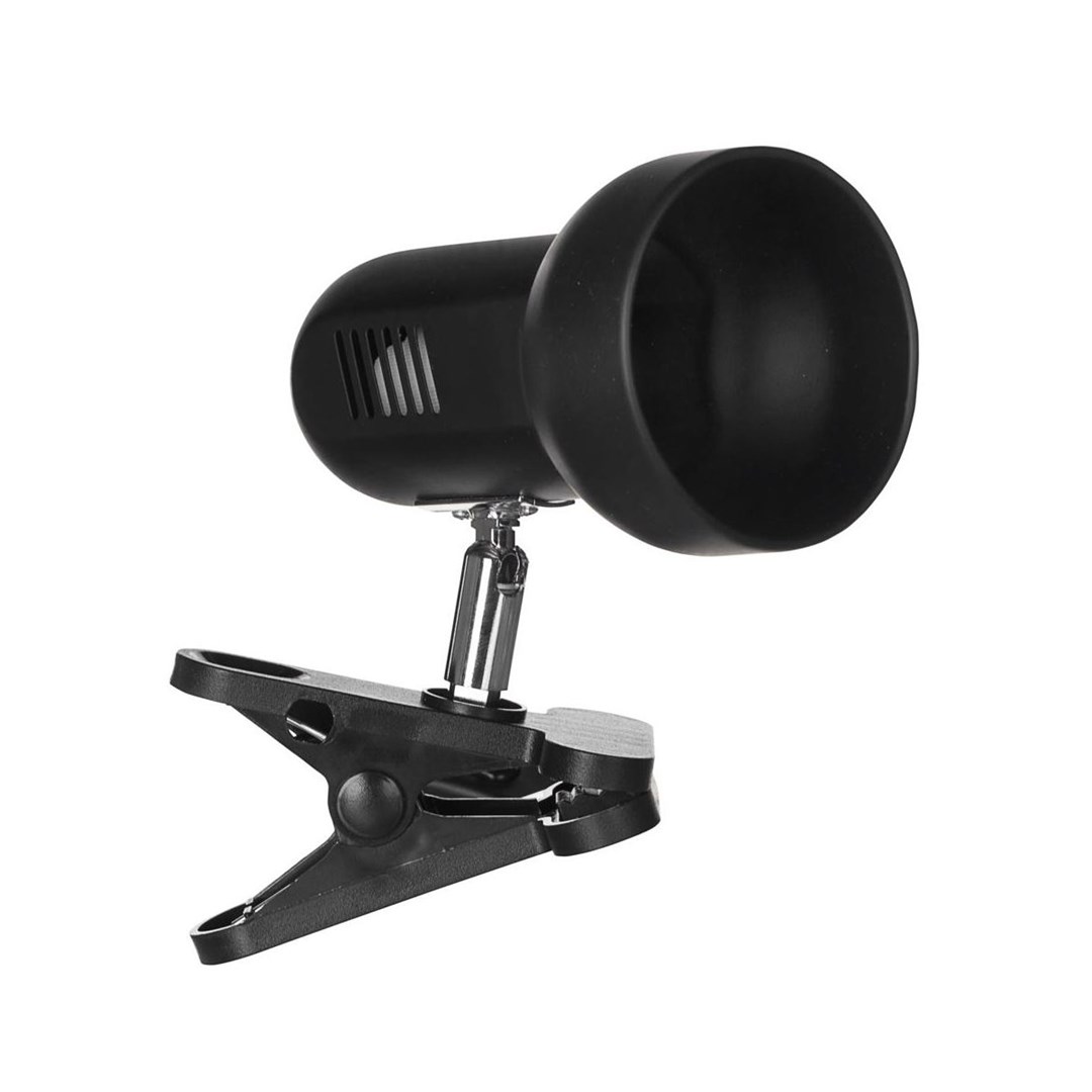 Activejet Clip-on desk lamp  black  metal  E27 thread