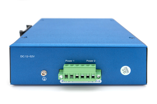 Digitus 16 port Gigabit Ethernet network switch, industrial, unmanaged, 2 SFP uplink