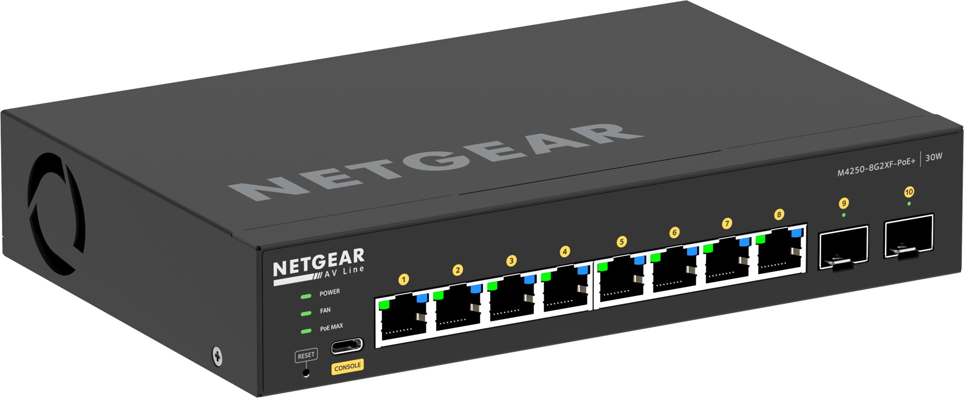 NETGEAR 8x1G PoE+ 220W and 2xSFP+ Managed Switch