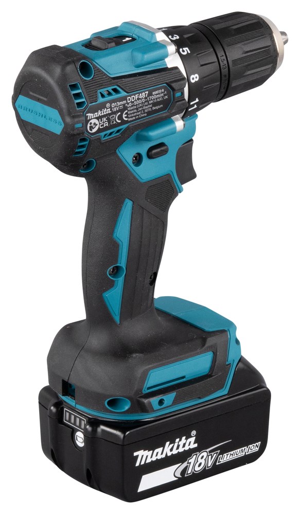 Makita DDF487RAJ power screwdriver/impact driver 1700 RPM Black  Green