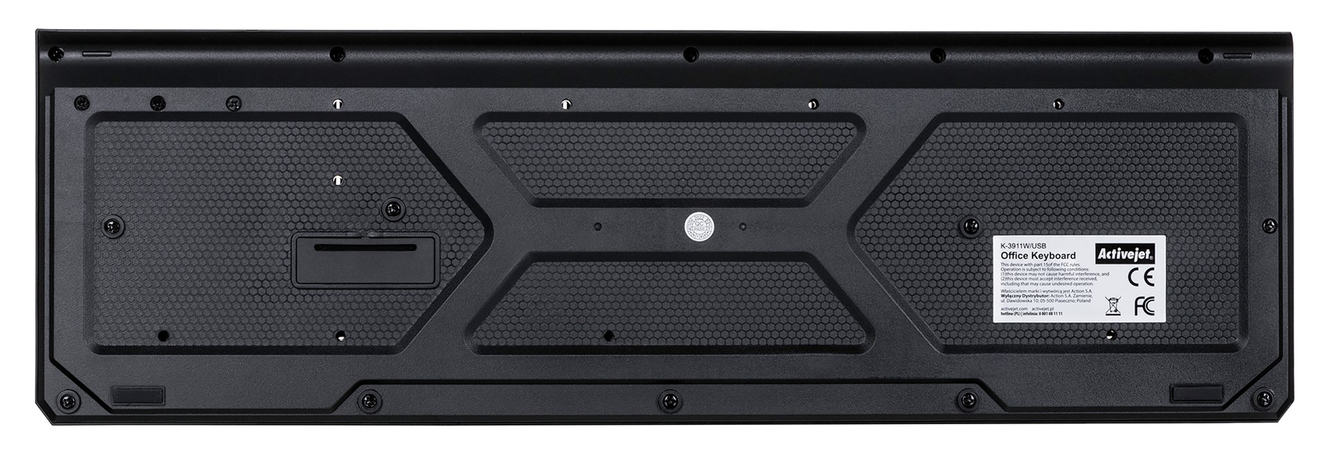 Activejet Wireless keyboard K-3911W, battery-powered 1x 1.5V AAA