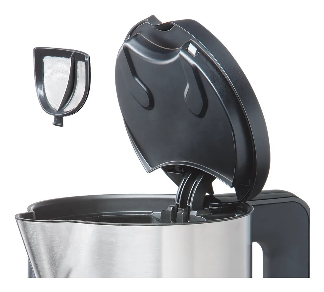 Bosch TWK8611P electric kettle 1.5 L 2400 W Anthracite, Stainless steel, White