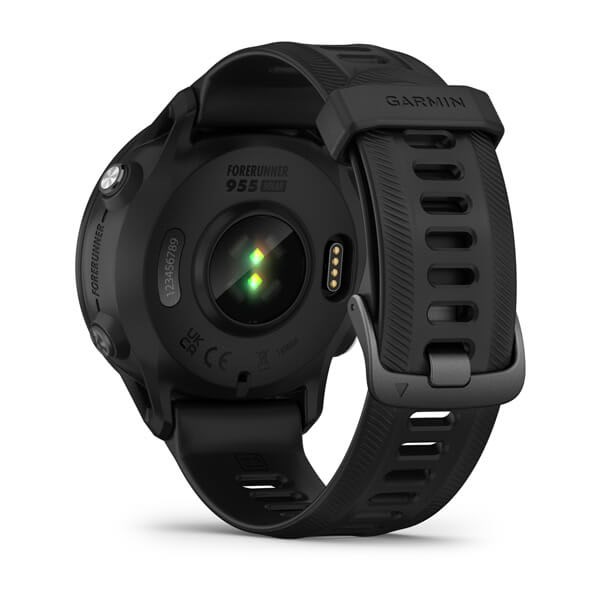 Garmin Forerunner 955 3.3 cm (1.3") MIP Digital 260 x 260 pixels Touchscreen Black Wi-Fi GPS (satellite)