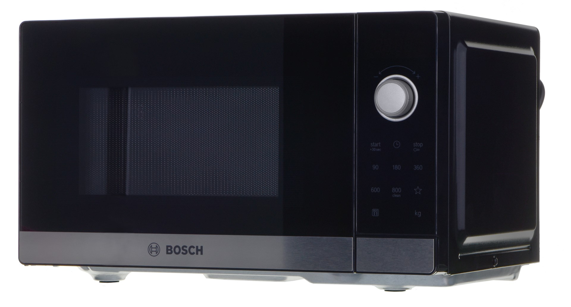 Bosch Serie 2 FFL023MS2 microwave Black, Stainless steel Solo microwave Countertop 20 L 800 W