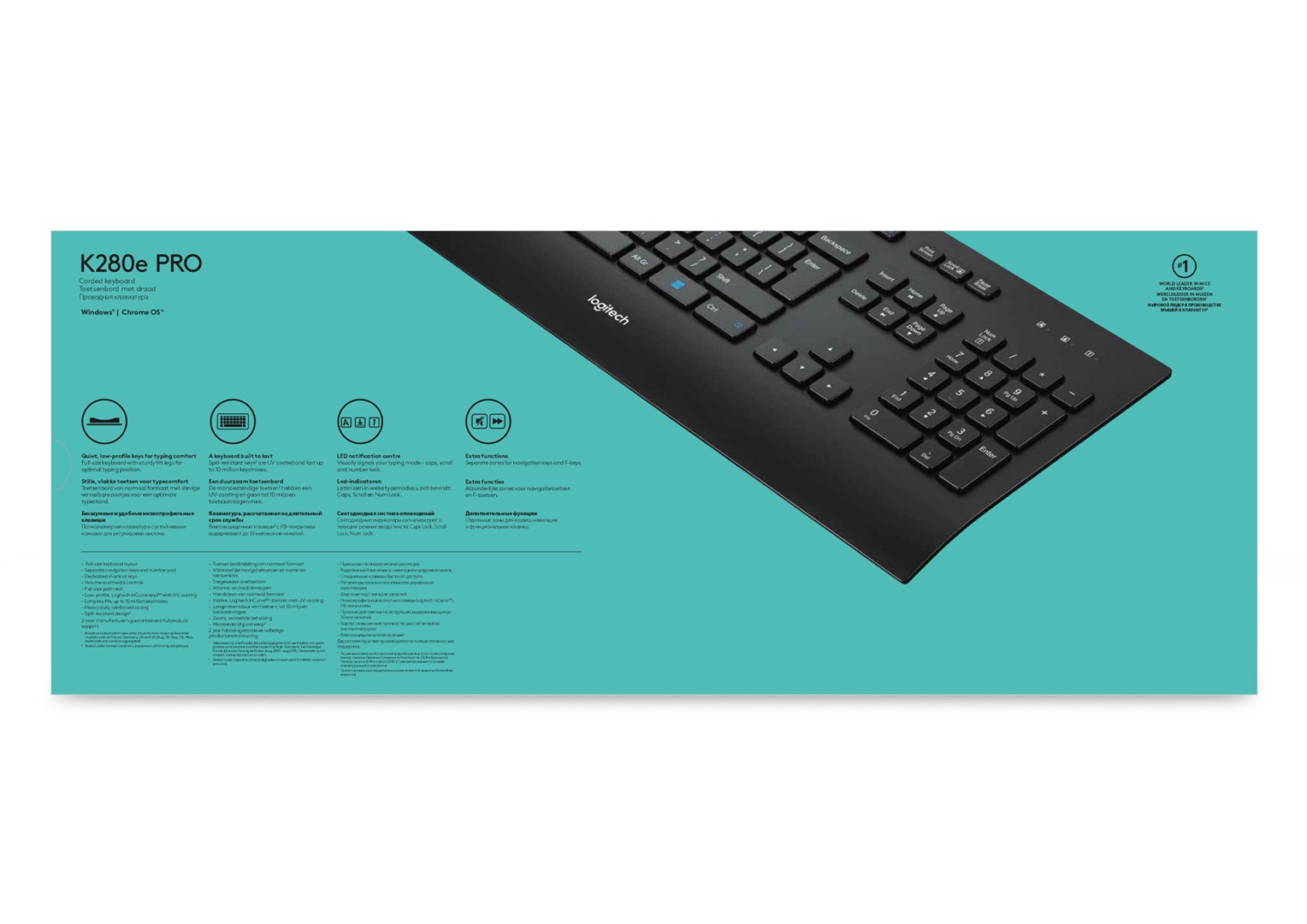 Logitech Keyboard K280e for Business