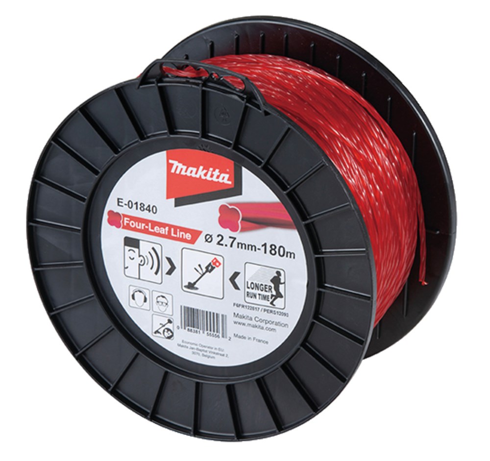 MAKITA MONOFILAMENT NYLON CLOVER 2.7mm/180m