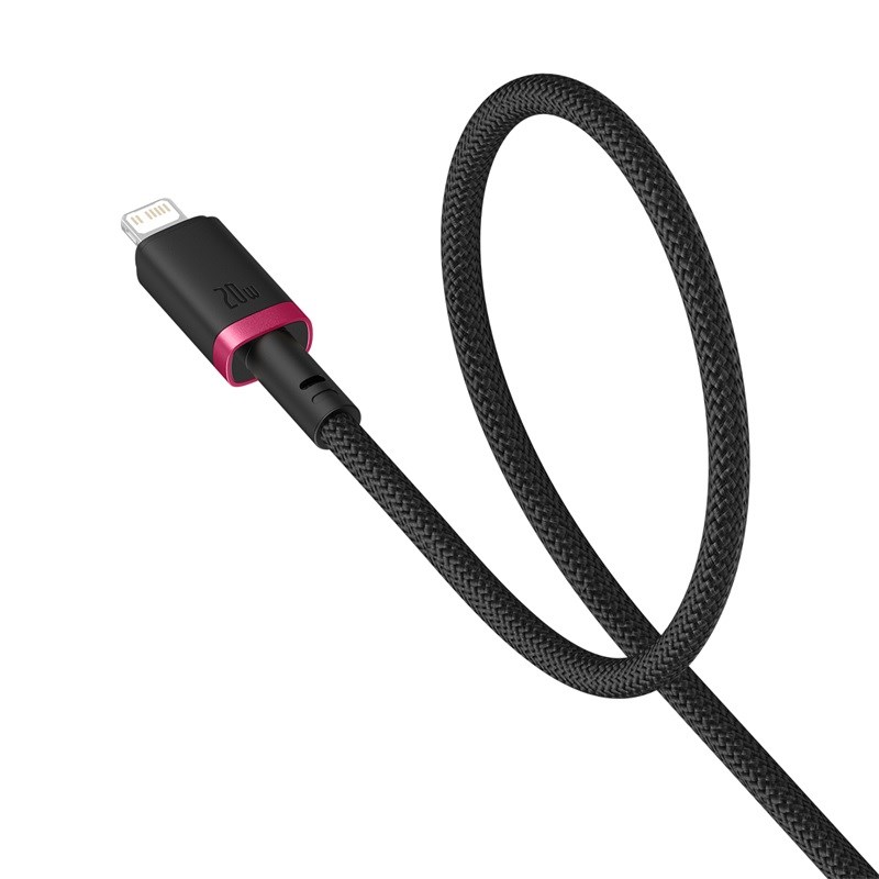 Baseus Dura Type C fast charging cable for iP 20 W 2 m Black Red