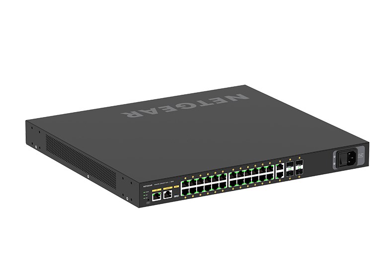 NETGEAR M4250-26G4XF-PoE+ Managed L2/L3 Gigabit Ethernet (10/100/1000) Power over Ethernet (PoE) 1U Black