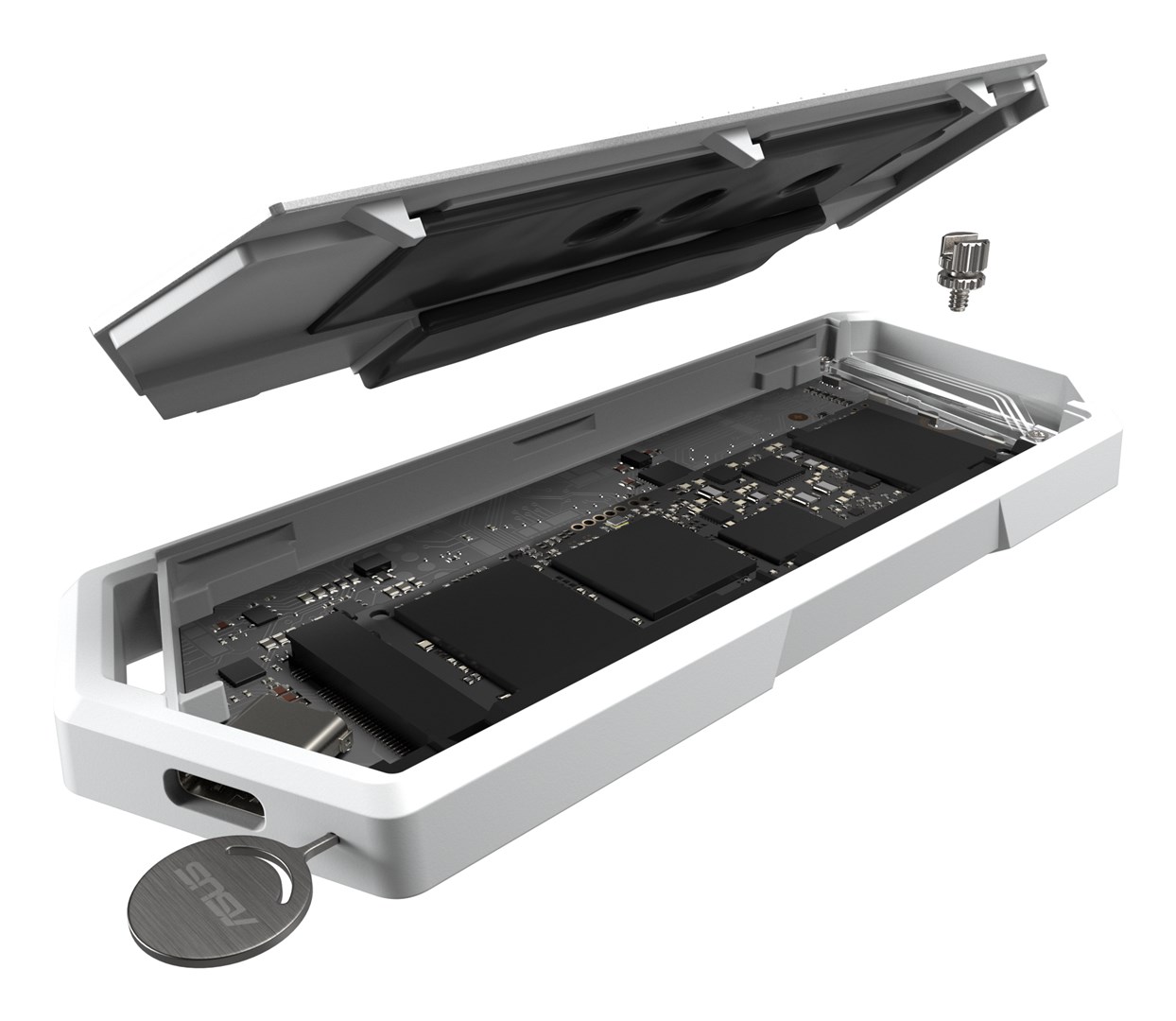 ASUS ROG Strix Arion White Edition SSD enclosure M.2
