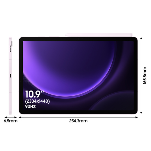 Samsung SM-X510NLIEEUB tablet Samsung Exynos 256 GB 27.7 cm (10.9") 8 GB Wi-Fi 6 (802.11ax) Android 13 Lilac