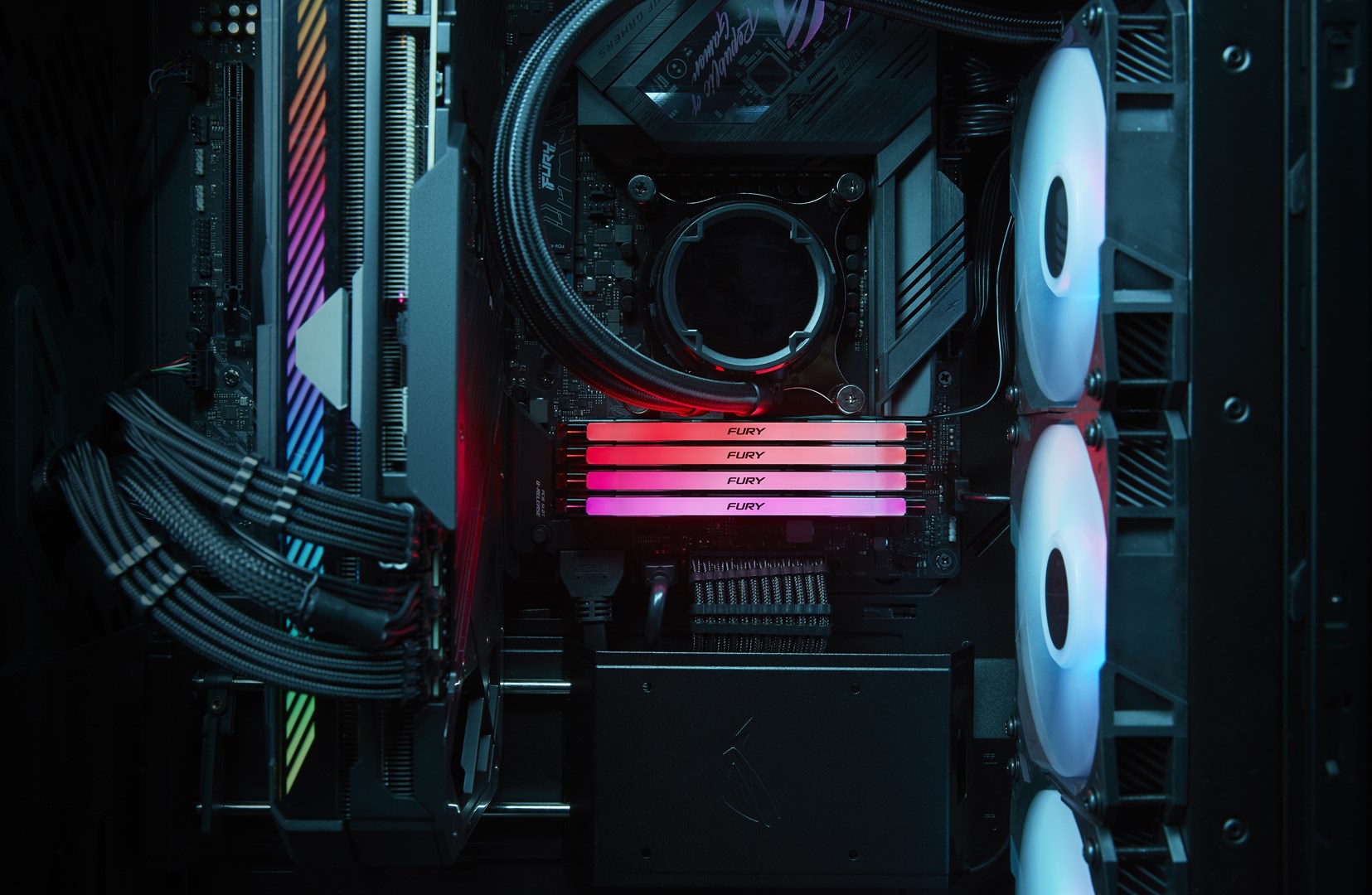 Kingston Technology FURY 96GB 6400MT/s DDR5 CL32 DIMM (Kit of 2) Renegade RGB XMP