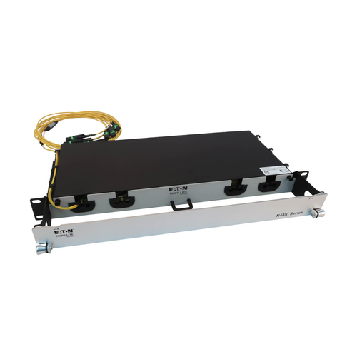 Tripp Lite Preloaded Fiber Panel, 1U - 2x (3x8F MTP/MPO-APC F/F) 24F Trunk Cables, OS2 Singlemode, 20 m (65.6 ft.)