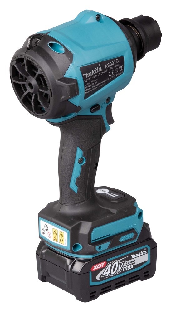 Makita AS001GZ cordless leaf blower Black  Blue 40 V