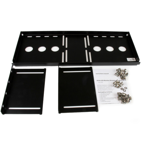 StarTech.com Universal VESA LCD Monitor Mounting Bracket for 19in Rack or Cabinet