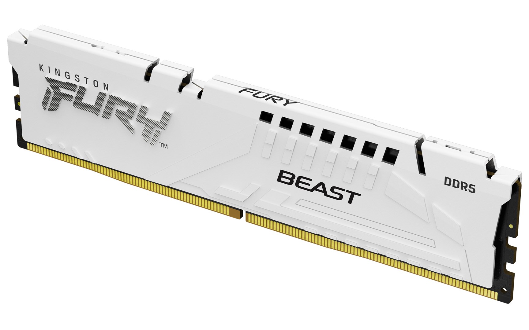 Kingston Technology FURY Beast 32GB 5200MT/s DDR5 CL40 DIMM (Kit of 2) White XMP