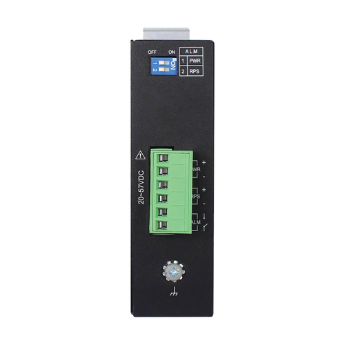 Tripp Lite NGI-M05-C1 5-Port Managed Industrial Gigabit Ethernet Switch - 10/100/1000 Mbps, GbE SFP Slot, -40° to 75°C, DIN Mount