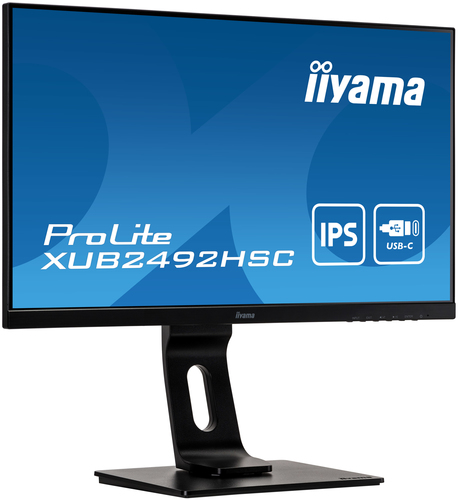iiyama ProLite XUB2492HSC-B1-STD computer monitor 60.5 cm (23.8") 1920 x 1080 pixels Full HD LCD Black