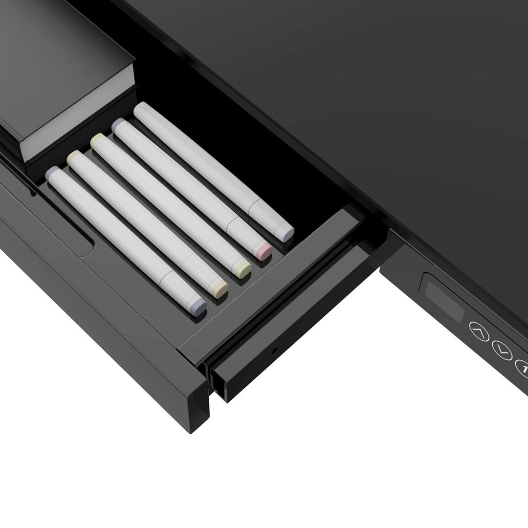 ACTIVEJET desk with electric height adjustment 140x70 ET119W-C black