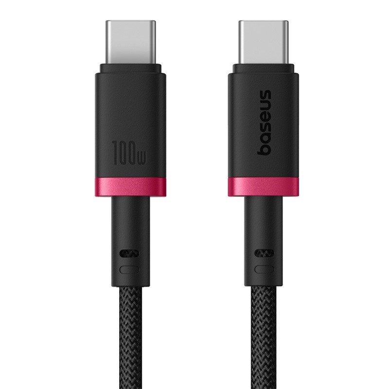 Baseus Dura Type C to Type C 100 W fast charging cable 1 m Black Red