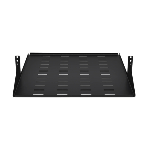 Tripp Lite SRSHELF2PCENTER SmartRack Center-Mounted Steel Rack Shelf - 2U, Vented, 21.5 in. Deep, Holds up to 100 lb. (45 kg)