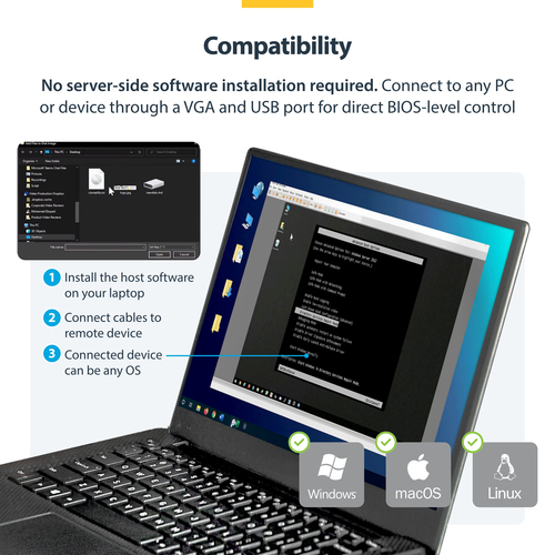 StarTech.com USB Crash Cart Adapter with File Transfer & Video Capture